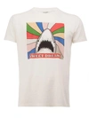 SAINT LAURENT 'Sweet Dreams' shark print T-shirt,MACHINEWASH