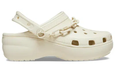 Crocs Classic Platform Chain Clog In Brown