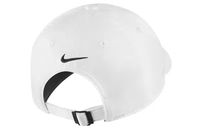 Nike Men's White Rise Performance Adjustable Hat In White