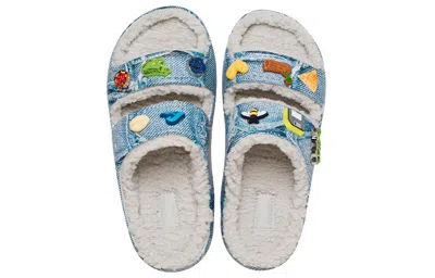 Crocs Sza2 X  Cozzzy Sandal In Blue