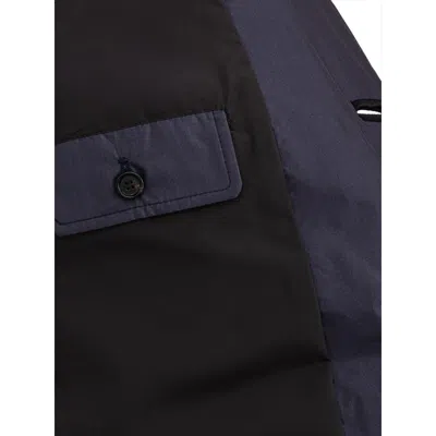 Dolce & Gabbana Double-breasted Jacket With Embroidered Buttons  In Blue