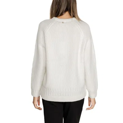 Guess White Polyester Sweater In White