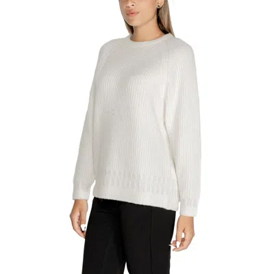 Guess White Polyester Sweater In White