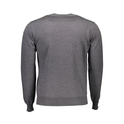 Harmont & Blaine Brown Wool Men Men's Sweater In Gray