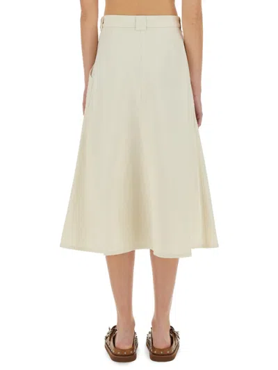Apc "laurie" Skirt In Neutral