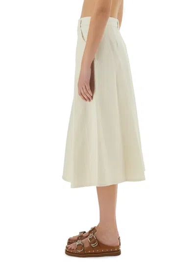 Apc "laurie" Skirt In Neutral