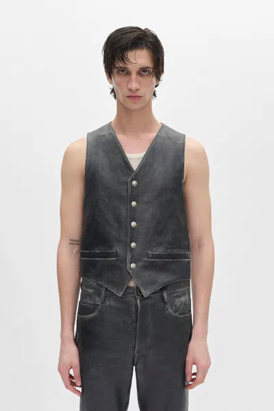 Ann Demeulemeester Albien Classic Waistcoat In Black