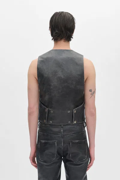 Ann Demeulemeester Albien Classic Waistcoat In Black