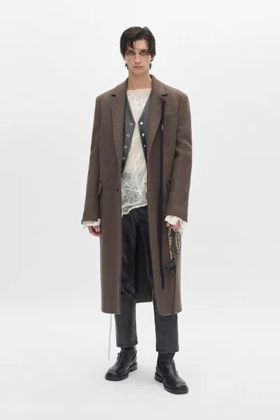 Ann Demeulemeester Albien Classic Waistcoat In Black