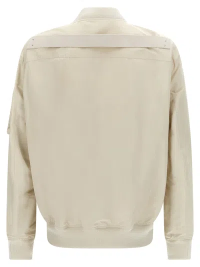 Rick Owens Flight Casual Jackets And Parka Beige