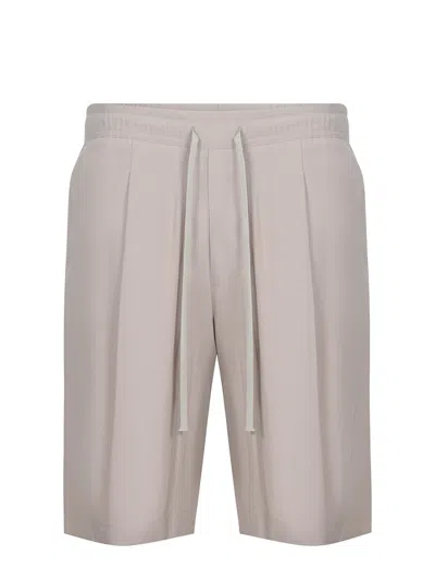 State Of Order Bermuda Shorts Made Of A Viscose Blend In Gray