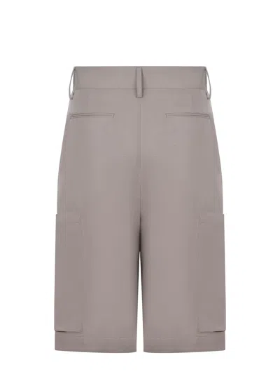 Costumein Bermuda Shorts Made Of A Linen Blend In Gray