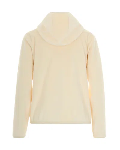 K-way Giubbino Lily Velour Polar Double Bianco In Neutral