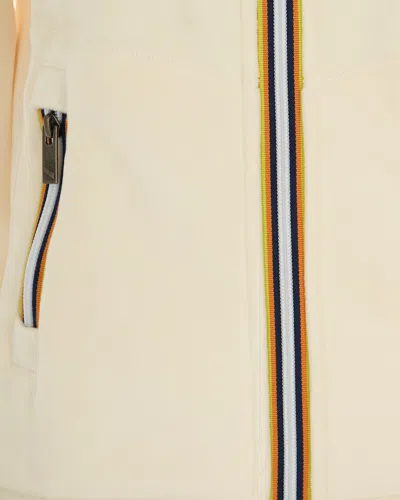 K-way Giubbino Lily Velour Polar Double Bianco In Neutral