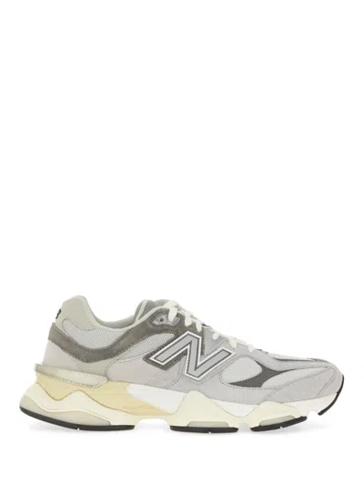 New Balance Mesh Panel Rubber Sole Sneakers In Gray