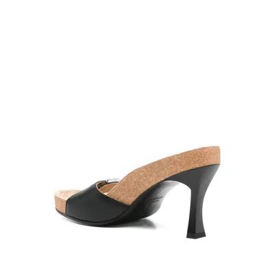 Balenciaga Scholl Collaboration Sandals Buckle Detail In Multi