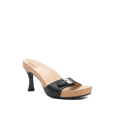 Balenciaga Scholl Collaboration Sandals Buckle Detail In Multi