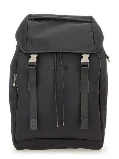 Dsquared2 Dsquared Men Nylon Backpack In Black