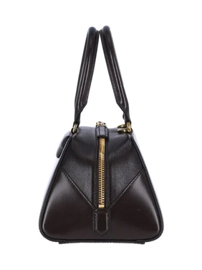 Givenchy Women Antigona East West Small Leather Shoulder Bag In Black