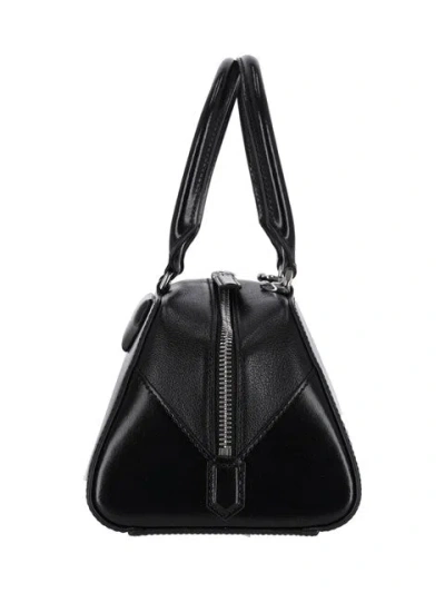Givenchy Women Antigona East West Small Leather Shoulder Bag In Black