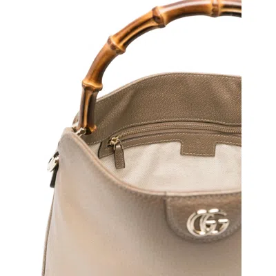 Gucci Medium Diana Leather Top Handle Bag In Multi