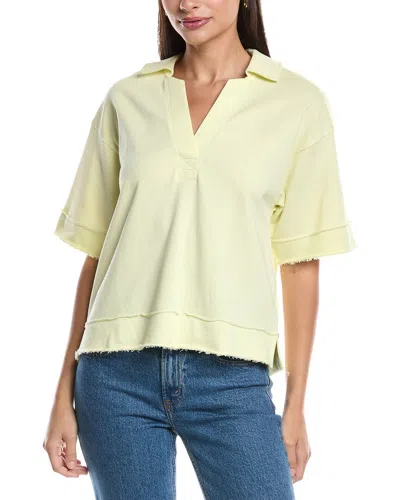 Grey State Polo Sweatshirt In Yellow