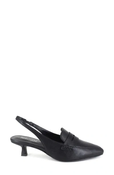 Splendid Lilly Slingback Loafer Pump In Black