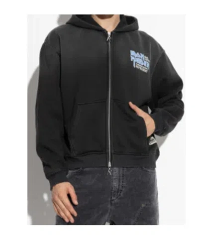 Represent Iron Maiden Anniversary Zipped Hoodie In Black