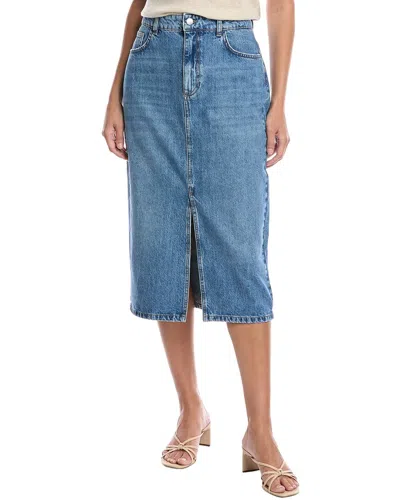 Marella Neige Midi Skirt In Blue