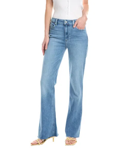 Paige Laurel Canyon High Waist Flare Leg Jeans In Blue