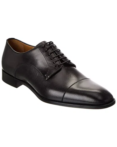Christian Louboutin Top 5 Leather Oxford In Black
