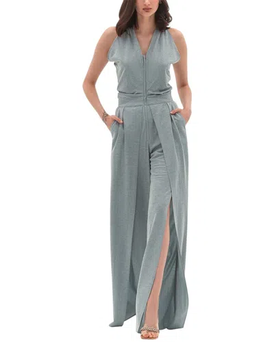 Bgl Linen-blend Jumpsuit In Gray