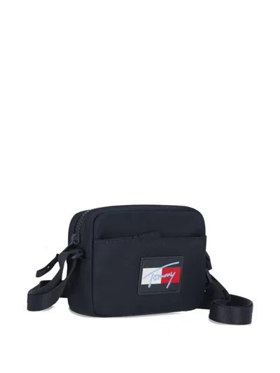 Tommy Hilfiger Junior Logo-plaque Shoulder Bag In Blue