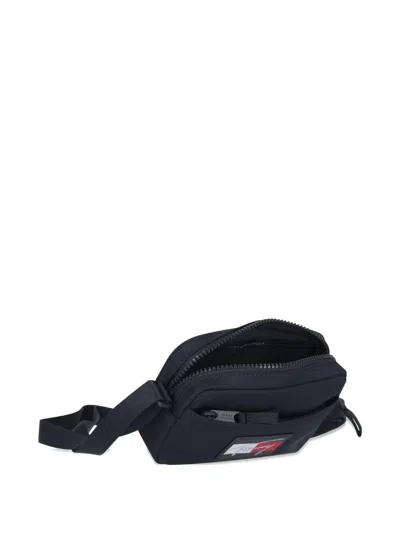 Tommy Hilfiger Junior Logo-plaque Shoulder Bag In Blue