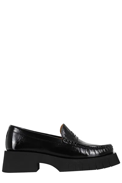Paloma Barceló Feather Loafer In Black