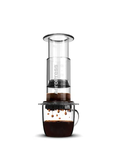 Aeropress 3-in-1 Technology Single-cup Travel Coffee Maker Made With Tritan In Transparent