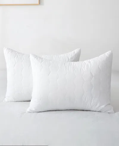 St. James Home Mini Honeycomb Down Alternative Blanket Set, Twin In White