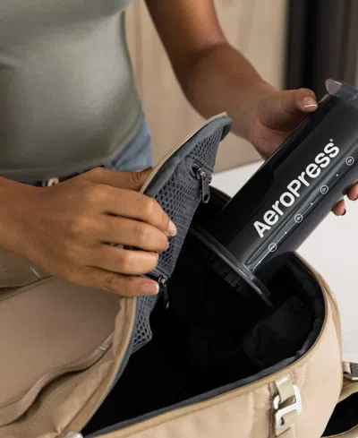 Aeropress 3-in-1 Technology Double Capacity Coffee Maker With Tritan Carafe In Gray