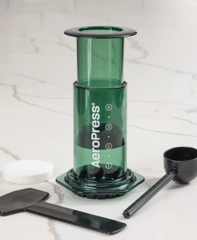 Aeropress 3-in-1 Technology Single-cup Travel Coffee Maker In Green