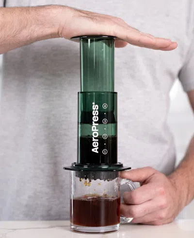 Aeropress 3-in-1 Technology Single-cup Travel Coffee Maker In Green