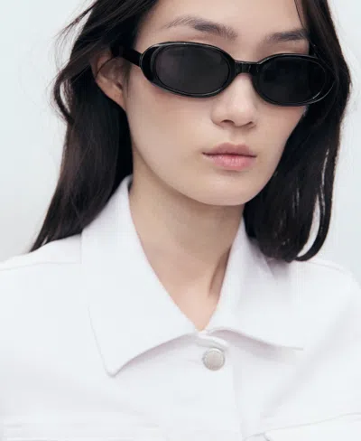 Mango Denim Jacket Pockets Off White In White