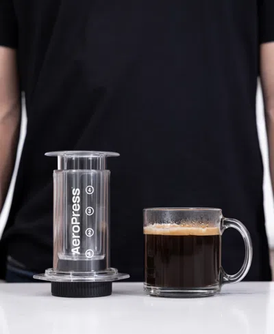 Aeropress Pressure-actuated Valve Accessory For Single-cup Coffee Maker In Black