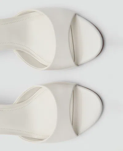 Mango Slingback Kitten Heel In Sand