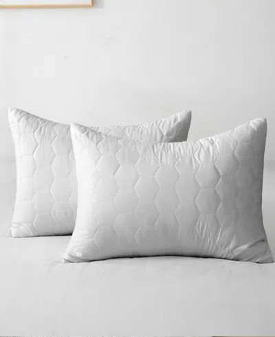 St. James Home Mini Honeycomb Down Alternative Blanket Set, King In Gray