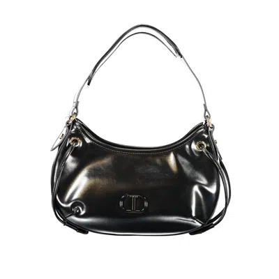 Twinset Black Polyethylene Women Handbag In Black