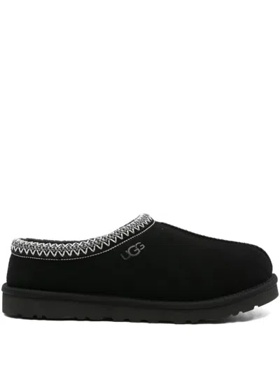 Ugg 10mm Tasman Shearling Loafers In Black