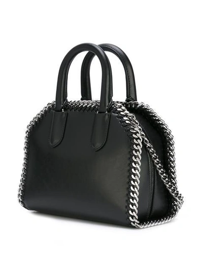 Shop Stella Mccartney Falabella Box Shoulder Bag In Black