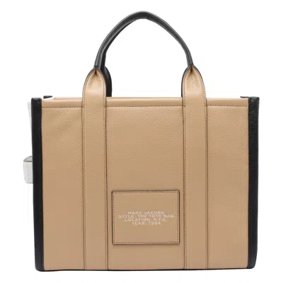 Marc Jacobs The Colorblock Medium Tote Bag In Brown