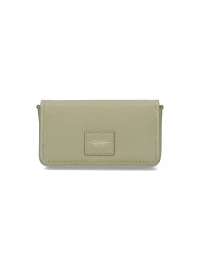 Marc Jacobs Shoulder Bag With Textured Finish And Adjustable Strap In Green
