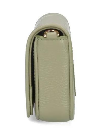 Marc Jacobs Shoulder Bag With Textured Finish And Adjustable Strap In Green